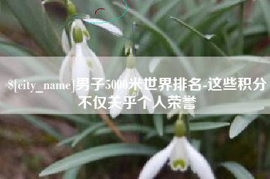 莱州男子5000米世界排名-这些积分不仅关乎个人荣誉