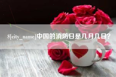 莱州中国的消防日是几月几日？