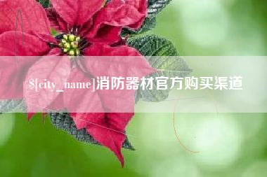 莱州消防器材官方购买渠道