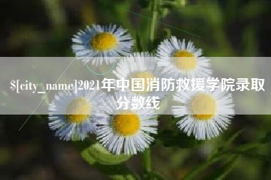 莱州2021年中国消防救援学院录取分数线