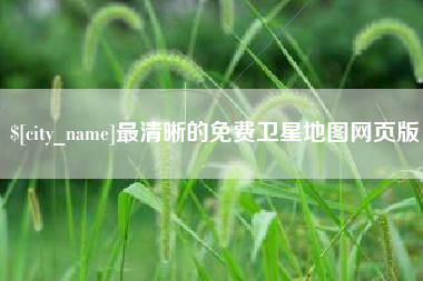 莱州最清晰的免费卫星地图网页版