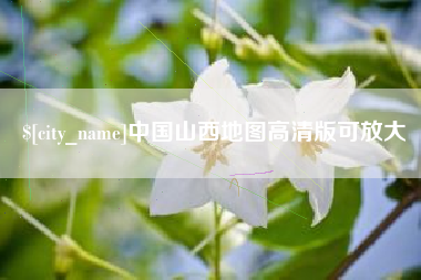 莱州中国山西地图高清版可放大