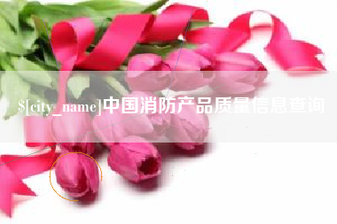 莱州中国消防产品质量信息查询