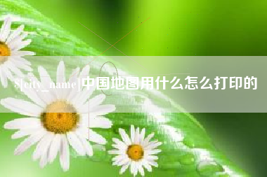 莱州中国地图用什么怎么打印的