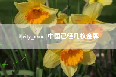 莱州中国已经几枚金牌