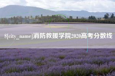 莱州消防救援学院2020高考分数线