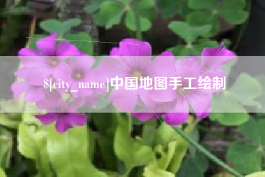 莱州中国地图手工绘制