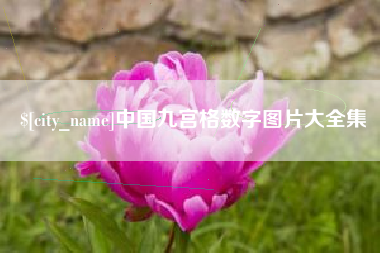 莱州中国九宫格数字图片大全集