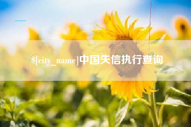 莱州中国失信执行查询