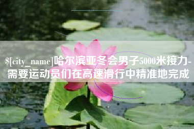 莱州哈尔滨亚冬会男子5000米接力-需要运动员们在高速滑行中精准地完成