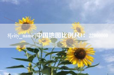 莱州中国地图比例尺1：22000000