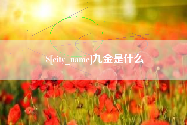 莱州九金是什么