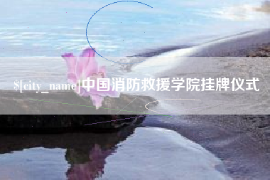 莱州中国消防救援学院挂牌仪式