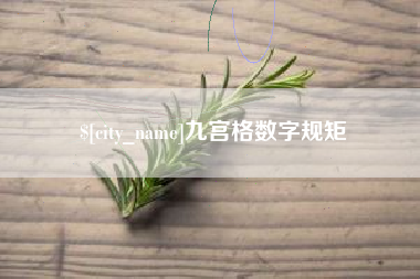 莱州九宫格数字规矩