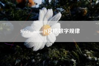 莱州9宫格数字规律