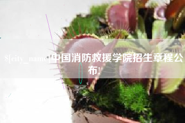 莱州中国消防救援学院招生章程公布!